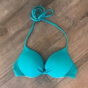 PINK push-up swim suit top